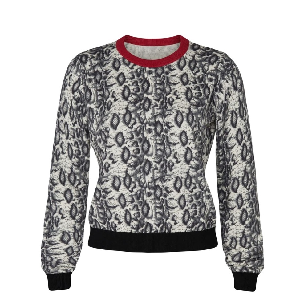 Koche Collective Women’s Python Print Crewneck Sw… - image 2